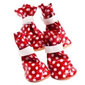 Top Paw Dog Rain Boots 1 Set ~ 4 Pieces Size ~ Medium